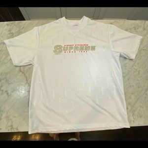 “Supreme” white top